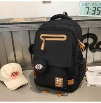 School bag, school bag, men's high-quality Korean version of tooling, trendy and cool couple backpack