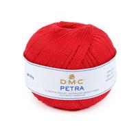 Embroidery thread - DMC - Petra - 100% cotton - Red - Size 5 raudona