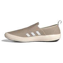 Adidas Terrex Boat Slip-On Dlx Water Mesh Fabric patogūs, smūgius sugeriantys, patvarūs, žemo ūgio laisvalaikio batai, unisex laisvalaikio batai, pilki ir balti, ID8649 36