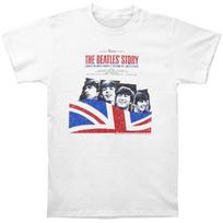 Men's Beatles The Beatles Story Vintage T-shirt  White XL