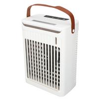Oro kondicionierius drėkintuvas 2 šalto garo režimai 5 greičių ventiliatorius 7 LED mini nešiojamas oro aušintuvas su 680 ml talpa USB jungtis