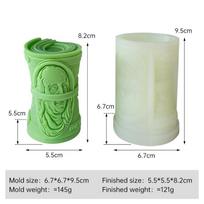DIY Aroma Candle Dollar Silicone Mold Handmade Plaster Resin Ornaments Molds Money 100 Dollars Soap Candle Making Supplies