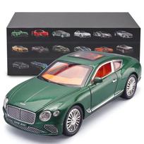 LYZRC Naujas 1:24 Imitacinis automobilio modelis automobilis lydinio liejimo vaikų žaislinis automobilis kolekcija atitraukiamas žaislinis automobilis tinkamas berniukų dovanai su garsu ir šviesa žalia