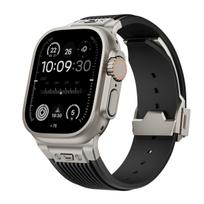 Silicone Sports Strap for Apple Watch Ultra 2/1 49mm Series 10 9 8 7 46mm 45 44 Rubber Band for iWatch 6 5 4 3 Se 44mm 42mm Series Ultra1 2 49MM