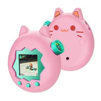 Tamagotchi Paradise Silikoninis pilnas dėklas Elektroninio augintinio mašinėlės dangtelis Animacinis atsparus vandeniui Gyvūno formos apsauginis dėklas rožinė