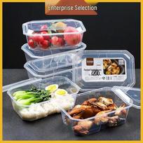 Disposable Lunch Box with Lid 10 vnt. spalvų