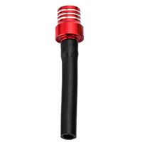 Dirt Bike Gas Cap Vent Hose Motorcycle Gas Tank Cap Vent Accessories Valve Breather Replacement For Motocross Daily Dirt Pit raudona