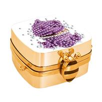 DIY Diamond Painting Small Shoulder Bag Chain Strap Portable Cosmetic Pouch Compact Purse for Commuting Travel & Gifts
