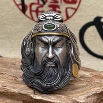 New Domineering Guan Erye Guan Gong Ring Men's Trendy Retro Domineering Ring Ring Adjustable one size(US size 6-13)