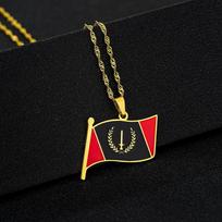 Accessories Hot-selling American black necklace men's and women's stainless steel drip casual wind titanium steel pendant collarbone chain