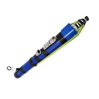 Bait Launcher Fishing Rod Compact Portable Fishing Catapult for Ice Shore Fishing Accurate Casting Tool with 65-98ft Line Great Gift for Anglers mėlyna
