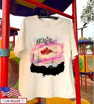 New Rare! Arcade Fire White Cotton All size S-5XL Gift For Fans T-shirt OM180 Unisex T-Shirt XXL