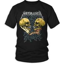 Metallica Sad But True (Back Print) Slim Fit T-shirt X-Large Black Unisex T-Shirt XXXXL
