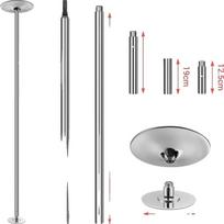 Striptease dance pole, professional, adjustable height