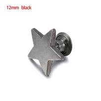 10sets(20pcs) Metal Stars Rivets DIY Clothing Bag Shoes Crafts Decor Supplies Garment Sewing Glass Drill Nail Button 9/12mm