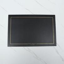 Rectangular Leather Placemats Table Mat Oil-Water-Proof And Heat-Insulating Household Table Coasters Kitchen Device Sets 45x30CM&Rectangular