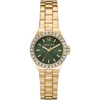 Michael Kors MK7395 Lennox Žalias Ciferblatas Moteriškas Laikrodis 30mm auksas