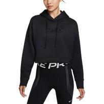 Nike Pro Therma FIT Comfortable Soft Fleece Lined Hooded Sweatshirt Women's HV3601-010 L