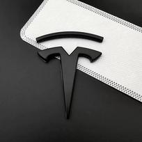 Aukščiausios kokybės metalinis 3D Tesla automobilio logotipo lipdukas, emblema, decal, automobilio kėbulo, sparno, bagažinės dekoracija, visų Tesla modelių juoda