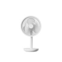 SOLOVE Stalo mini ventiliatorius, oro cirkuliatorius, įkraunamas per USB, oro kondicionieriaus pagalbininkas, didelė vėjo galia, baltas balta