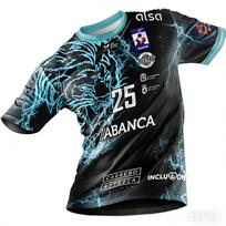 ABANCA Ademar León 2025-26 Naujiena Ispanija Rankinio Marškinėliai 3D Spausdinti Laisvalaikio T-shirt Namų Išvykos Suaugusiems Vaikams Unisex Euro Rinkinys S