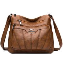 Soft Leather Women Bag Branded Designer Ladies Handbag Purses 2026 Luxury Female Shoulder Bag Large Capacity Crossbody Bags Sac geltona