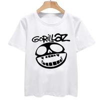 Fashion Summer Women Men Tshirt Music Band Gorillazs Punk Rock Print 90s High Quality Cotton Short Sleeve Oversized T-shirt 4XL