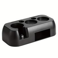 Tinka 51-58 mm kavos miltelių laikikliui, daugiafunkcis ABS rankenos atraminis rėmas, miltelių presavimo laikymo pagrindas juoda