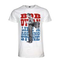 Bob Dylan Standing Stone Mens T Shirt Music Classic Rock Band Tee New White Unisex T-Shirt(1) S juoda