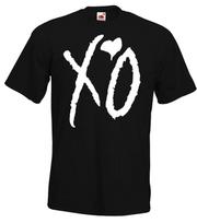 Youth Designz Vyriški marškinėliai XO The Weeknd Meilė Glėbiai Muzikos Logotipas Užrašas Spausdinimas Linksmas 4XL