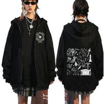 Camp Half Blood Percy Jackson Zipper Hoodie Long Island Sound Casual Oversized Zip Up Sweatshirt Men Women Coats Hoodies S