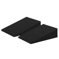 2 vnt. Neslystanti automobilio sėdynės pleišto išlyginimo pagalvėlė Kampuotas dizainas Reguliuojamas aukštis Sėdynės pagalvėlė Universali 2Pcs/Set