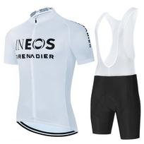 Team Set Cycling Jerseys Man Bib Short Cycling Men Clothing Road Bike Clothing Bicycle Accessories Sports Bicycles Jersey Sets Asian Size - S
