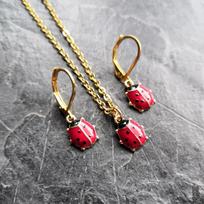 New Creative Cute Ladybug Trendy Girls Fashion Earrings Women's Cute Insect Animal Pendant Earring Party Personality Accessories