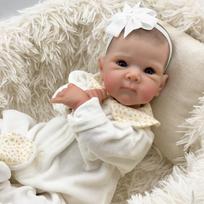 Gyvybiška Reborn Baby Doll 18 colių viso kūno silikoninė naujagimio mergaitė Bettie 3D dažyta oda naujagimio Bettie lėlės žaislai 18inch