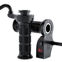 Motociklo variklio ATV šildomos rankenos Vairo šildytuvas Rankų šildytuvas su USB įkrovikliu 12*2.2cm,12.6*2.2cm juoda
