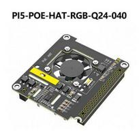 Raspberry Pi 5 PoE Ethernet Power Supply Module with RGB Fan - 802.3af/at