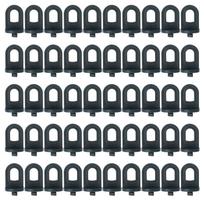 50Pcs Plastic Greenhouse Hanging Hook Plant Flower Hanger Clips Garden Accessories Fastener Tied Buckle Pot Hanger Clip žalia