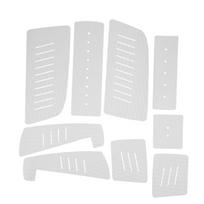 EVA Deck Traction Pad Nonslip Surfboard Mat Surf Tail Pad Mat for Longboard Paddle Board(White ) balta