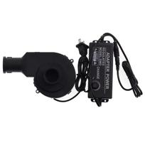 155x98x67mm Blower Fan 12V with AC 100V 240V Powered Speed Controller, Squirrel Cage Centrifugal Air Blower Replacement