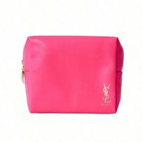 YSL Pink Women's Large-Capacity Makeup Bag, Zipper, Women's Travel Toiletries Storage Bag, Christmas Style S rožinė