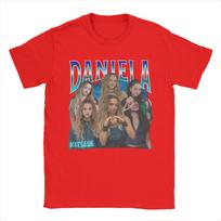 Katseye Daniela Men's T Shirts Novelty Tees Short Sleeve Round Neck T-Shirts 100% Cotton Summer Clothing S