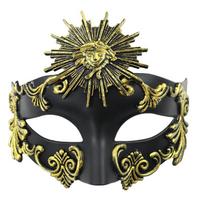Romėnų Saulės Dievas Steampunk Fantomas Maskarado Cosplay Kaukė Plastikinė Pusė Veido Vyrams Moterims Punk Karnavalas Helovino Rekvizitai Šokių Kaukė įvairiaspalvis