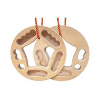 Wooden Climbing Holds & Finger Strength Board for Indoor/Outdoor Training