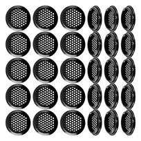 A95I-Round Air Vents 2 Inch Soffit Vents 30Pcs Stainless Steel Ventilation Mesh Louver Holes For Kitchen Bathroom Cabinet For Sh juoda