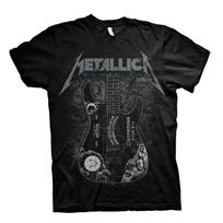 Kirk Hammett Metallica Guitar James Hetfield Licensed Tee T-Shirt Men L