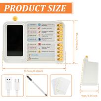 Task Timer Efficient Visual Timer for Kids w/ Chore Chart Board Large HD Color Screen for Home School Classroom Countdown Timer