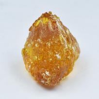 SERTIFIKUotas natūralus neapdorotas gintaras 68 ct Nešlifuoti žali žali laisvi oranžiniai brangakmeniai 29.8   mm approx oranžinė