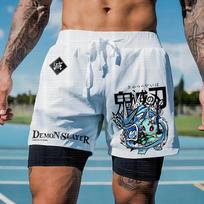 Pokémon Joint Demon Slayer Animation Derivatives Mens and Womens Summer Fashion Oversize TshirtHoodieShorts and Sweatpants S