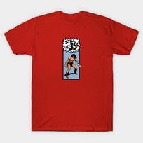 Men Black Print T-shirt By Crom! No-Cut Transfer Paper Print Cotton Tshirt 3XL raudona